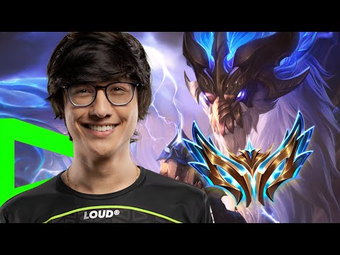 LOUD TINOWNS TILTANDO OS INIMIGOS DE AURELION SOL no CHALLENGER - PLAYOFFS TREINOS