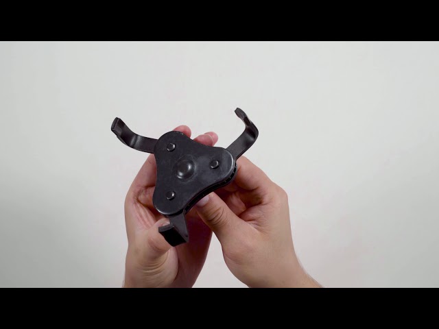 Video teaser for KS TOOLS 150.9314 Ölfilter-Spannschlüssel Ø65-120mm (Unboxing)