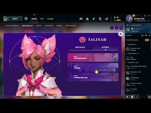 Taliyah visual novel Story all acts
