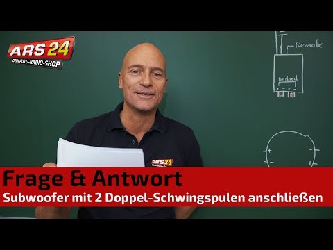 Connecting a subwoofer with a dual voice coil bridged? | Tutorial | ARS24