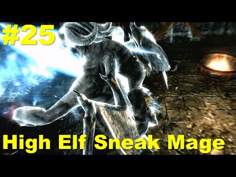 Skyrim High Elf Sneak Mage on Legendary Difficulty - 25