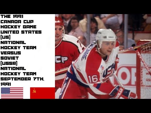 The 1991 Canada Cup Competition: The US National Hockey Team Vs The Soviet National Hockey Team