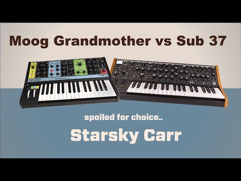 Moog Grandmother vs Sub 37 // review and demo