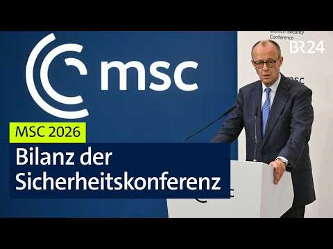 BR24 extra: Zusammenfassung der Münchner Sicherheitskonferenz 2026 | BR24live
