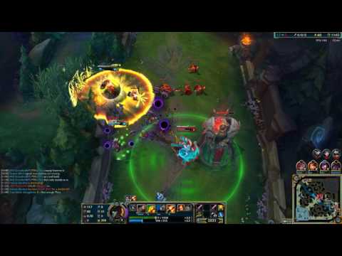 GP vs Jhin and Sona botlane with full smurf team #Bronze