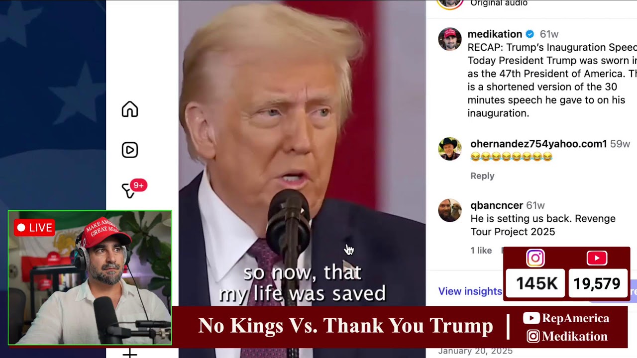 White House Press Briefing, No Kings Protest, Iranians March to DC - LIVE