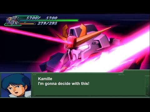 Super Robot Wars Alpha 3 - Zeta Gundam All Attacks (English Subs)