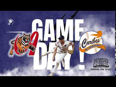 Tigres de Aragua Vs Caribes de Anzoategui