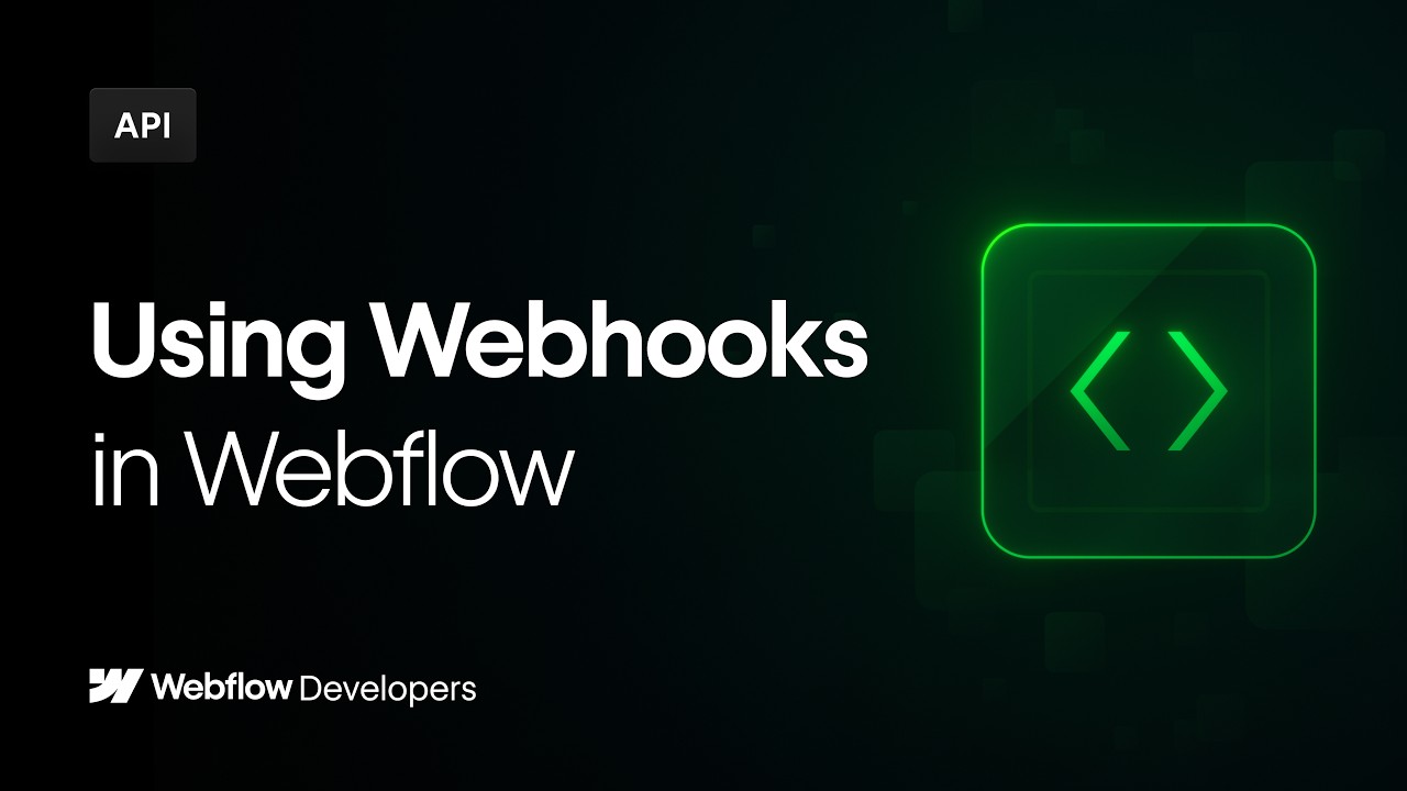 Using Webhooks in Webflow