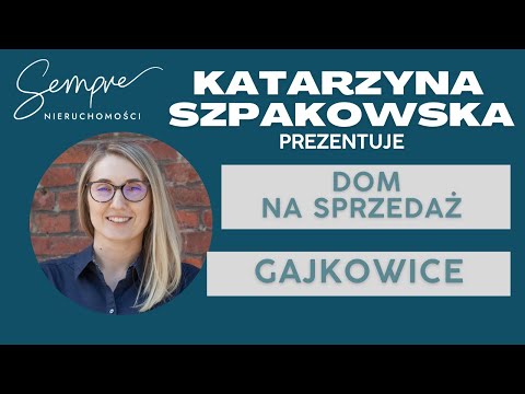 Dom NA SPRZEDAŻ | Gajkowice obok Piotrkowa Trybunalskiego