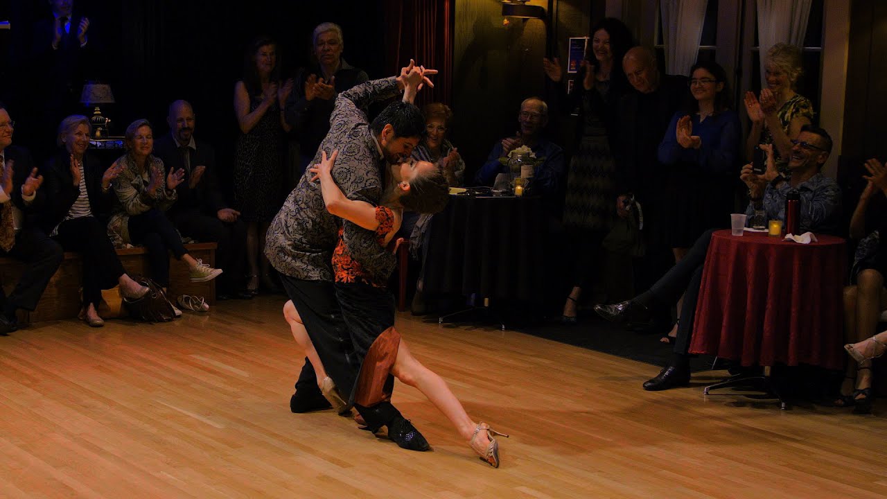 Leah Barsky and Cristian Correa perform Bajo un Cielo de Estrellas