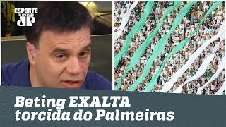 “A torcida que canta e vibra do Palmeiras também VENCE”, exalta Mauro Beting