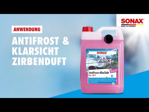 25L Hochkonzentrat Sonax AntiFrost&KlarSicht Wischwasser  Scheibenwaschanlagen-Frostschutz mit Citrusduft