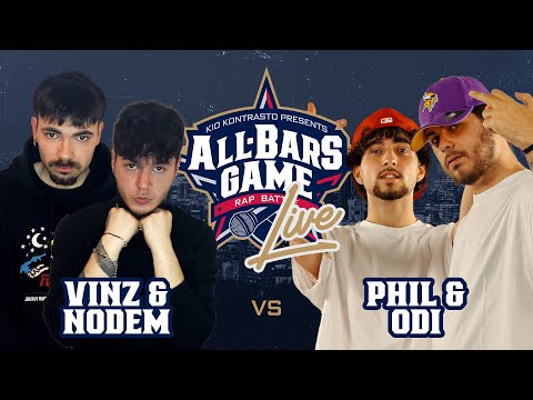 VINZ & NODEM Vs ODI & PHIL All Bars Game LIVE 22/02/2025 barrio's live (MILANO)