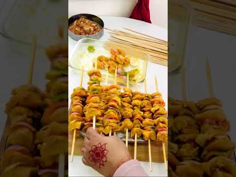 MISHKAKI | Omani Street Food | Barbecue Party | Grilled Chicken & Mutton Skewers | 2 Recipes