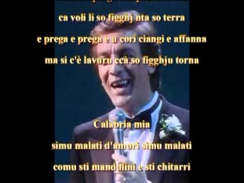 MINO REITANO CALABRIA MIA   YouTube