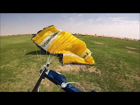 Landings at Skydive Dubai Desert Campus Feb 2021