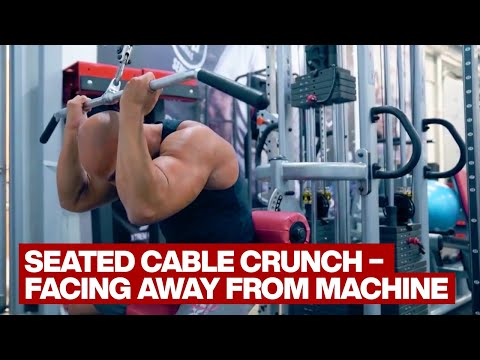 Seated Cable Crunch Facing Away From Machine