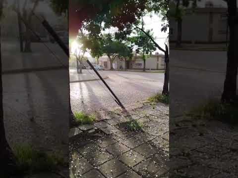 Queda de granizo Las Varillas,Córdoba Argentina ter,11/11/2025⛈️