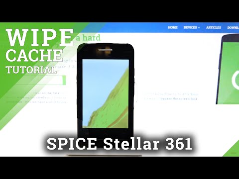 WIPE CACHE Partition in SPICE Stellar 361 - Delete Temporary Files