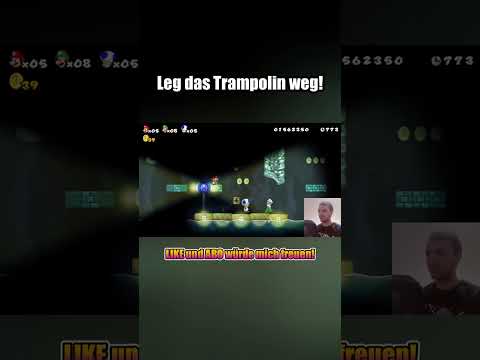 Leg das Trampolin weg! #mario #gaming #supermario