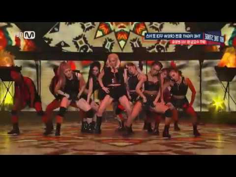 [Mirrored] Mek It Bunx Up - Hyoyeon X MixXHoney @Mnet[ Hit The Stage]