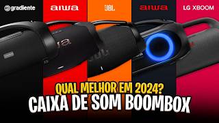 Top 5 Melhores CAIXA DE SOM BOOMBOX de 2024! Guia Completo ✅