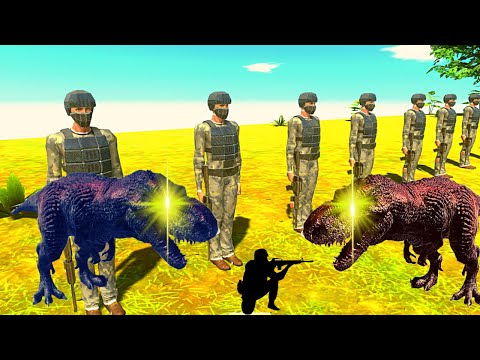 15 COMMANDOS vs 7 ALL UNIT !! -Animal Revolt Battle Simulator