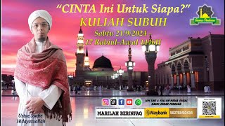 Download lagu Kuliah Subuh - 21/9/24 - Ustaz Syafie Hidayatuaallah - Surau Perdana mp3 Download lagu Kuliah Subuh - 21/9/24 - Ustaz Syafie Hidayatuaallah - Surau Perdana mp3