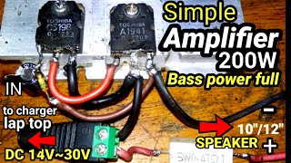 Download lagu How to make Powerful 200W Amplifier ||Cara membuat Amplifier DC 14V~18V dari Charger Laptop mp3 Download lagu How to make Powerful 200W Amplifier ||Cara membuat Amplifier DC 14V~18V dari Charger Laptop mp3