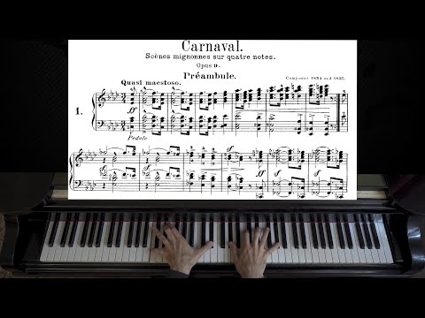 Schumann - Carnaval Op.9 (Complete) | Piano with Sheet Music