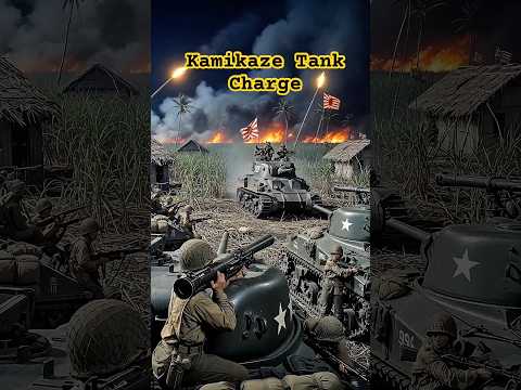 “🔥Saipan Night Battle” Shermans & Bazookas vs Banzai Charge #shorts#amazedmode#wwii#pacificwar
