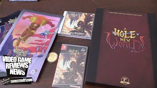 Switch Game - A Hole New World Collector's Edition Unboxing and Review - Gamester81