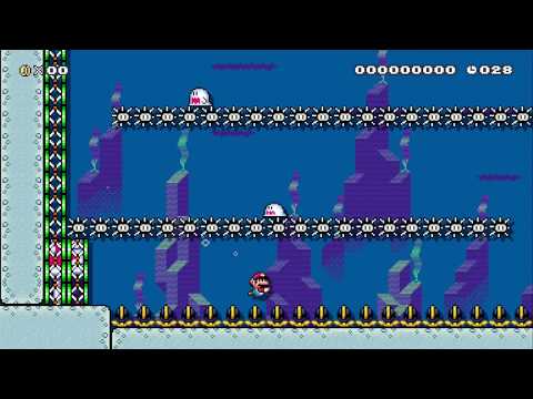 Spiky Springy Speed by Madsweet78 - SUPER MARIO MAKER - NO COMMENTARY 1ax