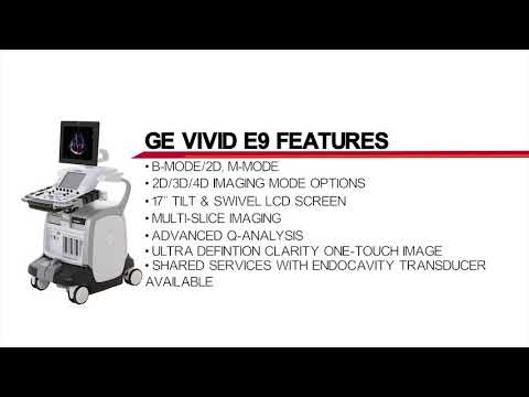 GE Vivid E9 | GE Cardiac Ultrasound Machine for Sale
