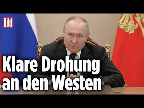 Russlands Atomstreitkräfte in Alarmbereitschaft – massive Drohung von Putin | Ukraine-Krieg