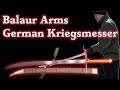 Balaur Arms German Kriegsmesser Review