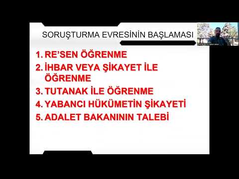 Av. Prof. Dr. Dr.h.c.Hakan Hakeri: Ceza Muhakemesi Hukuku-21: Soruşturma-I