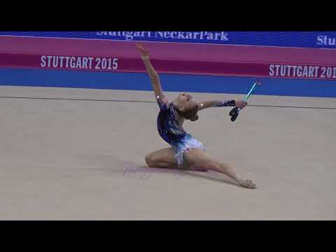 Jasmine KERBER (USA) clubs - 2015 Stuttgart worlds Qualifs