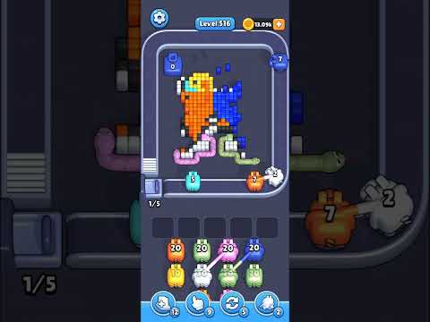 Pixel Flow Level 515 Walkthrough