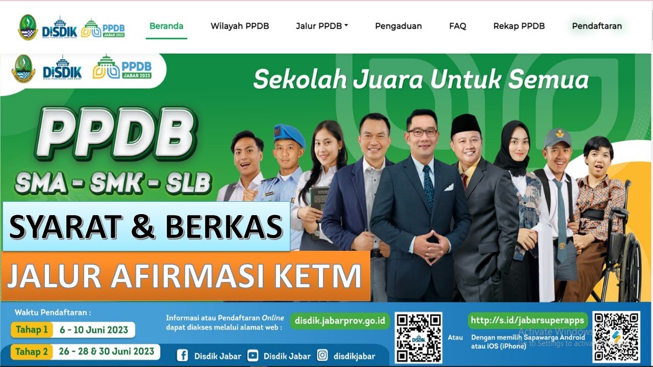 Apa Itu Jalur Afirmasi Ketm