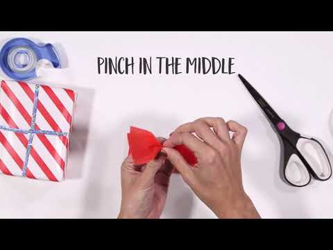 How to Make Crepe Paper Poinsettias