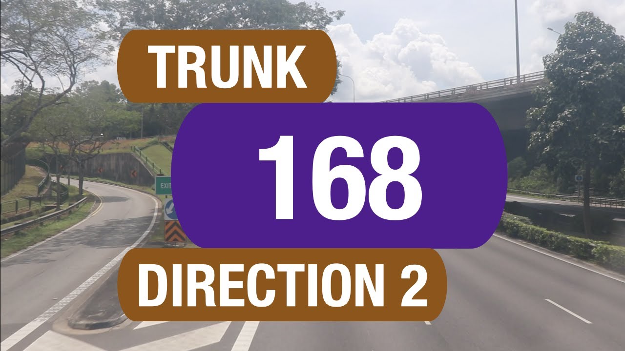 SBS Transit Trunk 168 (Direction 2) | Bus Service Route Visual