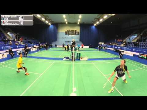 Badminton - Jacob Nilsson vs Luis Ramon Garrido (MS, Qualifier) - Swedish Masters 2016