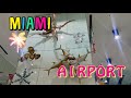 4K Walk Airport Miami USA Restaurants Shopping Stores Souvenirs Miami Walkthrough