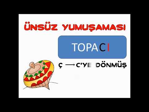 Ses Olayları-Ünsüz Yumuşaması