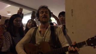 160531 Damien Rice - I Don&#39;t Want To Change You, busking in HK