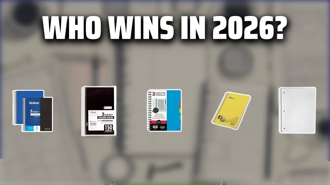 The Top 5 Best 3 Subject Notebook in 2026 - Must Watch Before Buying!