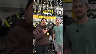 Jono from @THSGoal tries player gear