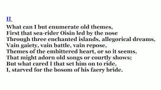 "The Circus Animals' Desertion" by W B Yeats (read by Tom O'Bedlam)